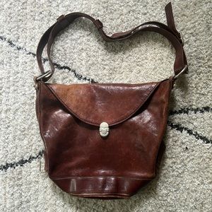 vintage Marino Orlandi Shoulder bag leather boho purse